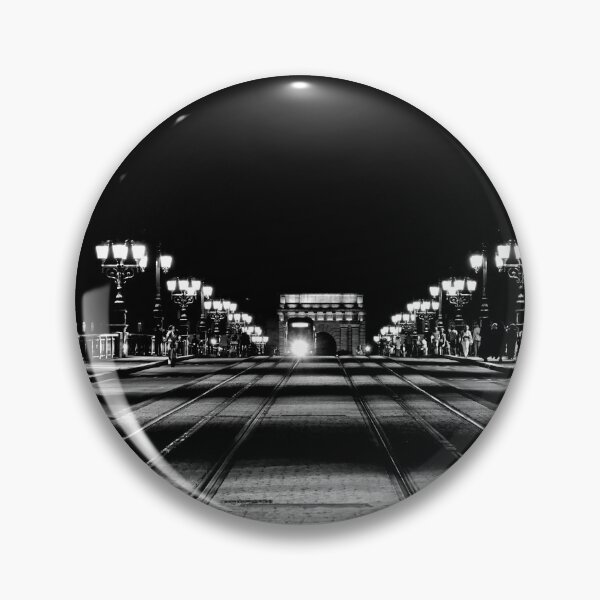 Item preview, Bordeaux Bridge at night designed and sold by CarolinaReina.