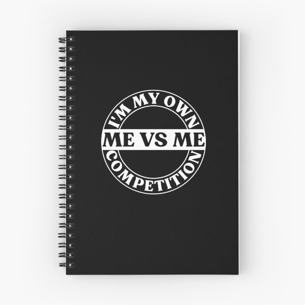 Item preview, Funny Motivational Quote Design Me Vs Me Is My Own Competition designed and sold by biigshow.