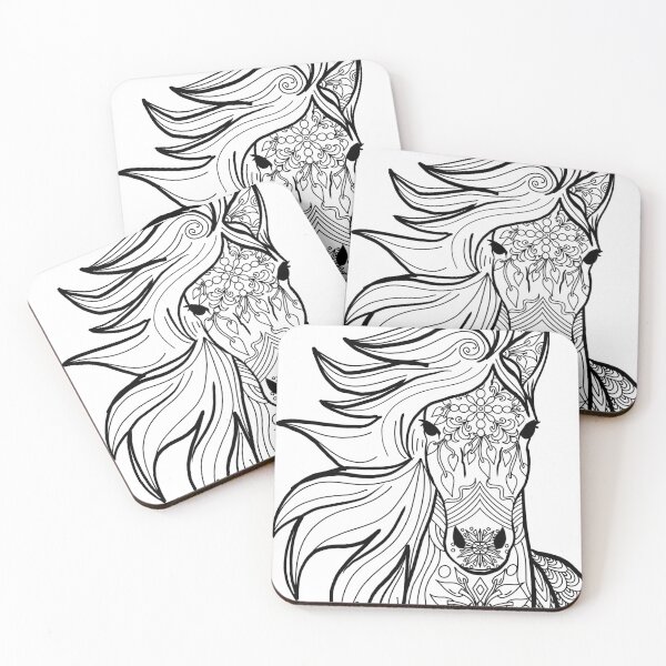 Item preview, Zentangle Horse designed and sold by notlad97.