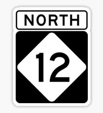 NC 12 - NORTH Sticker