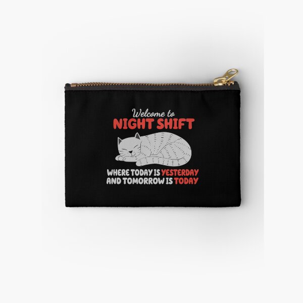 Item preview, Welcome To Night Shift, Where Today Is Yesterday - Cute Cat designed and sold by Cedroad Shirts.