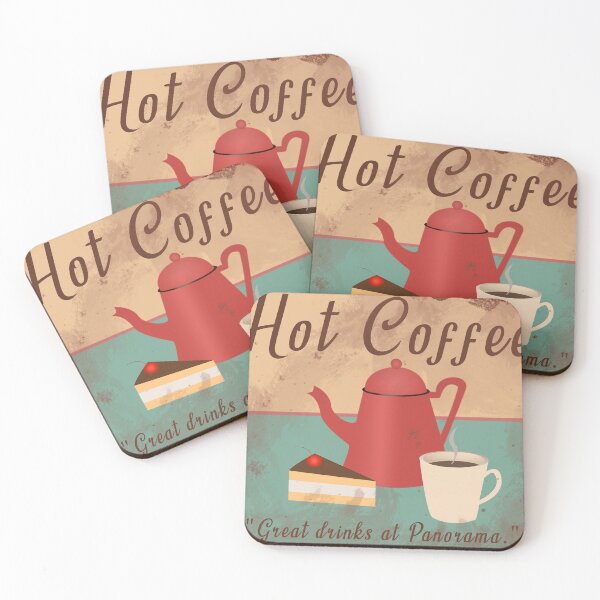 Item preview, Grunge Metal Sign Coffee Cafe Cake Teapot designed and sold by Ankerd.