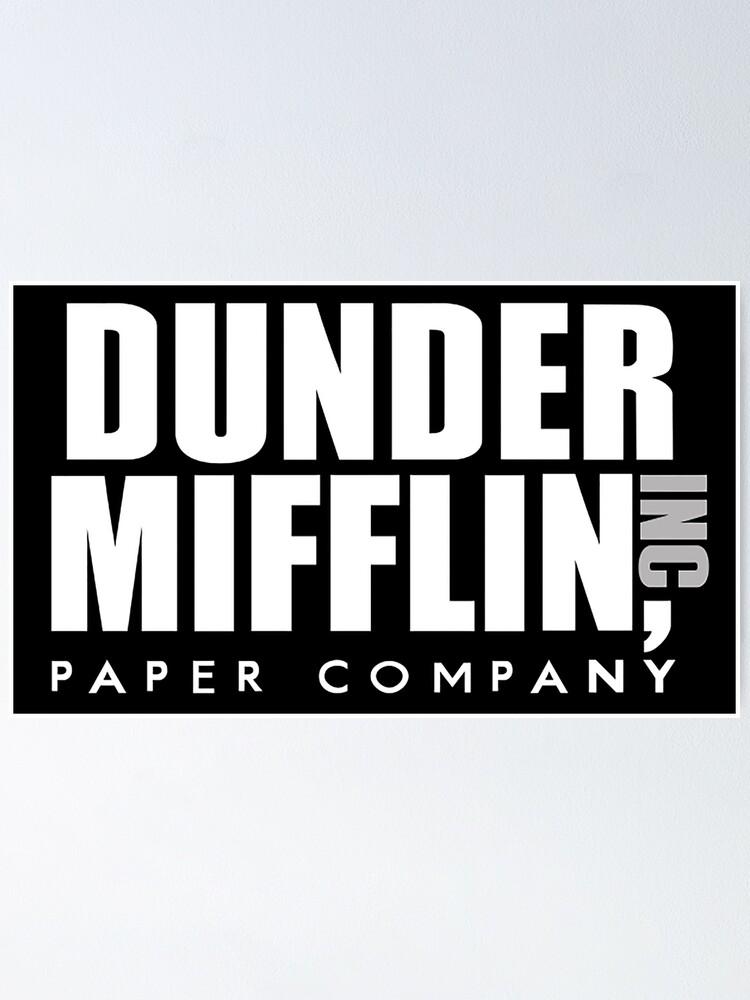 Dunder Mifflin Paper Company Poster for Sale by BestOfficeMemes