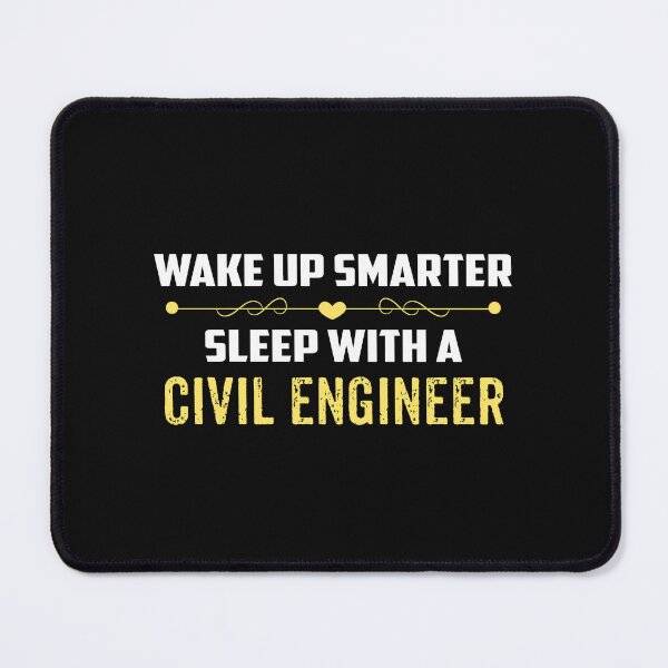 Item preview, Wake Up Smarter Sleep With A CIVIL ENGINEER designed and sold by Just Be Different.
