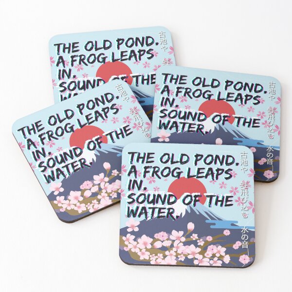 Item preview, Haiku | The Old Pond | Matsuo Basho designed and sold by NineSevenFour.