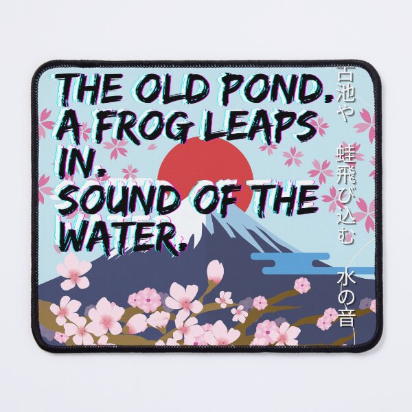 Item preview, Haiku | The Old Pond | Matsuo Basho designed and sold by NineSevenFour.