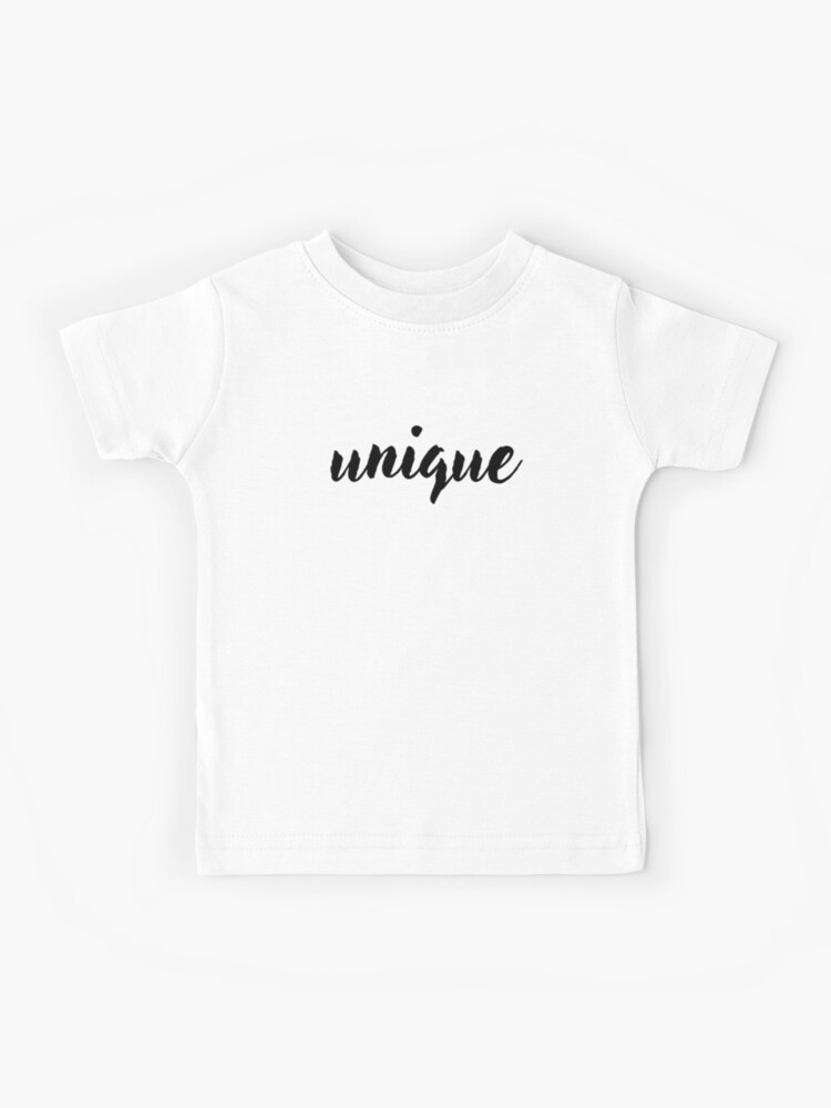 Unique Handwritten Word In Cursive Kids T Shirt