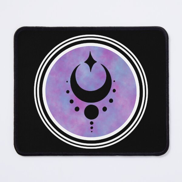 Item preview, Purple Esoteric Mystical Moon Symbol designed and sold by OnyxMoonDesigns.