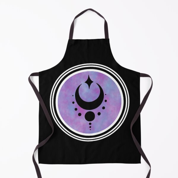 Item preview, Purple Esoteric Mystical Moon Symbol designed and sold by OnyxMoonDesigns.