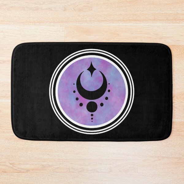 Item preview, Purple Esoteric Mystical Moon Symbol designed and sold by OnyxMoonDesigns.
