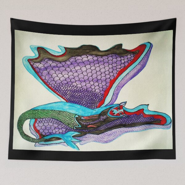 Item preview, Laying Dragon designed and sold by MoreGoodArt.