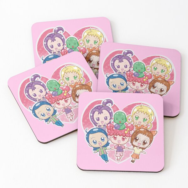 Item preview, Ojamajo Doremi Magical Girl Group Art | Doremi Harukaze Aiko Senoo Momoko Asuka Hadzuki Fujiwara Onpu Segawa Majo Rikka | Kawaii Cute Magical Girls designed and sold by KarliMakesStuff.