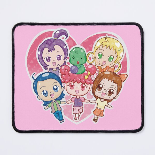 Item preview, Ojamajo Doremi Magical Girl Group Art | Doremi Harukaze Aiko Senoo Momoko Asuka Hadzuki Fujiwara Onpu Segawa Majo Rikka | Kawaii Cute Magical Girls designed and sold by KarliMakesStuff.