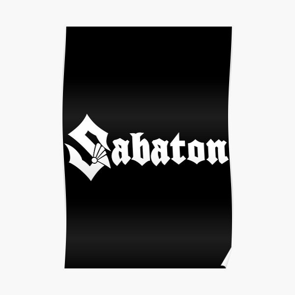 "Sabaton Merch Sabaton Logo" Poster for Sale by ElbaSoft | Redbubble