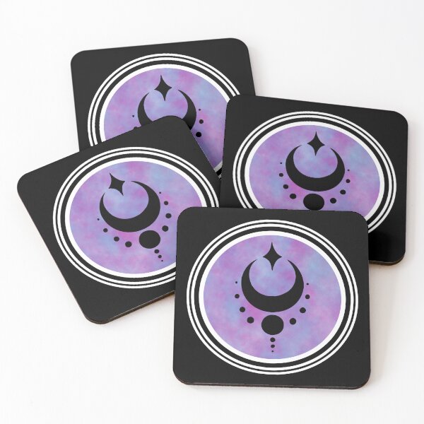 Item preview, Purple Esoteric Mystical Moon Symbol designed and sold by OnyxMoonDesigns.