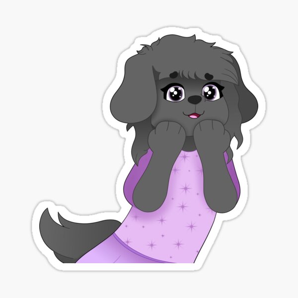 Lillie the Black Labrador Sticker