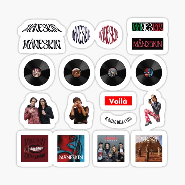 Vinyle Maneskin Sticker