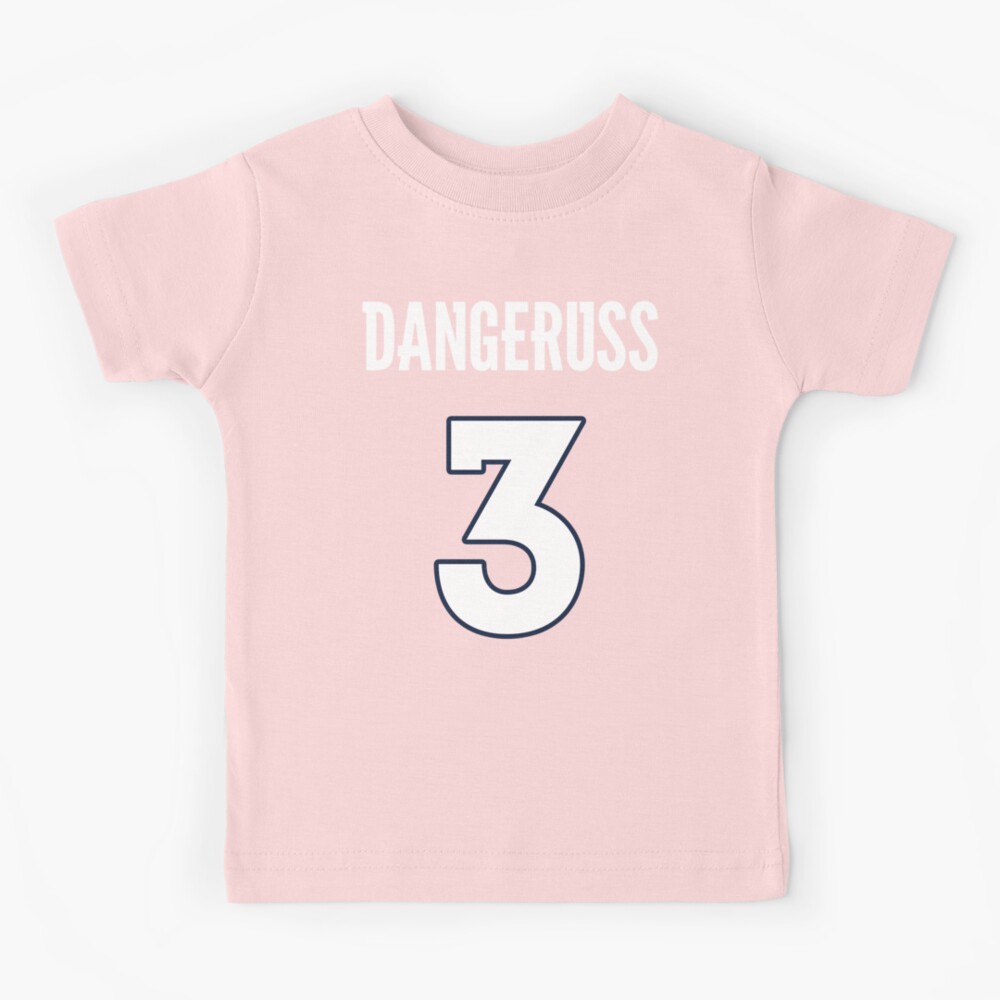 Limited Edition DangeRuss 3 Shirt, Russell Wilson, Denver Broncos #3 Jersey  Style T-Shirt, Phone Case, Mug, Wall Tapestry & Mask! Kids T-Shirt for  Sale by GoatGear