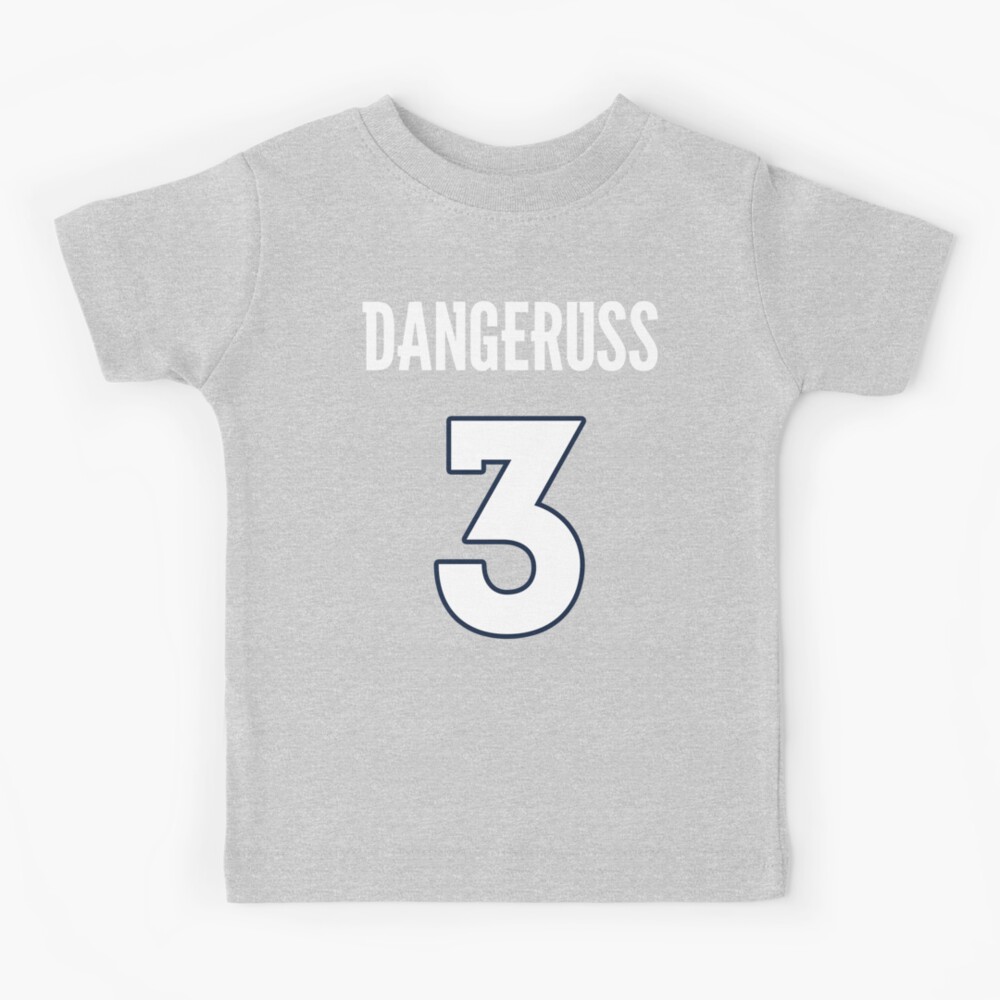 Limited Edition DangeRuss 3 Shirt, Russell Wilson, Denver Broncos #3 Jersey  Style T-Shirt, Phone Case, Mug, Wall Tapestry & Mask!' Kids T-Shirt for  Sale by GoatGear