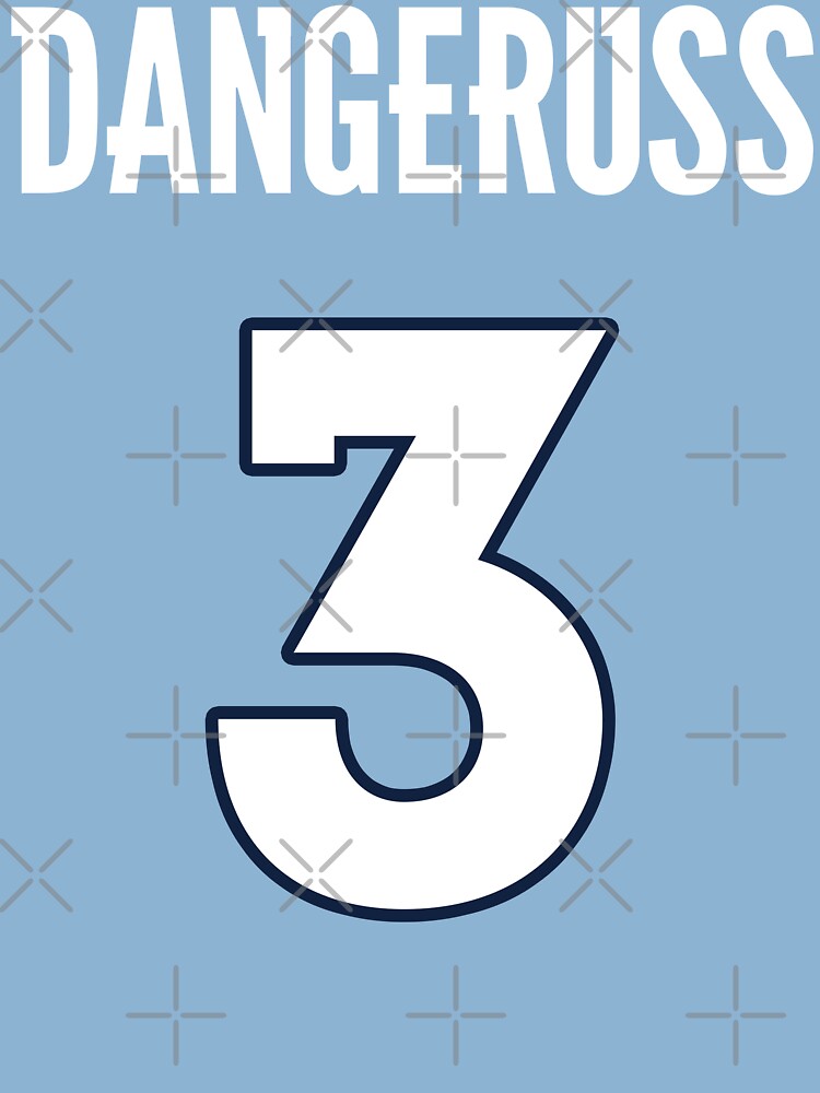 Limited Edition DangeRuss 3 Shirt, Russell Wilson, Denver Broncos #3  Jersey Style T-Shirt, Phone Case, Mug, Wall Tapestry & Mask! Sticker for  Sale