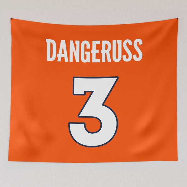 Item preview, Limited Edition DangeRuss 3 Shirt, Russell Wilson, Denver Broncos #3 Jersey Style T-Shirt, Phone Case, Mug, Wall Tapestry & Mask! designed and sold by GoatGear.