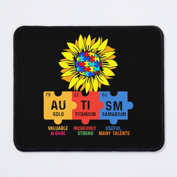 Item preview, Autism Awareness Physics Sunflower designed and sold by Sweet-A-Dsignz.