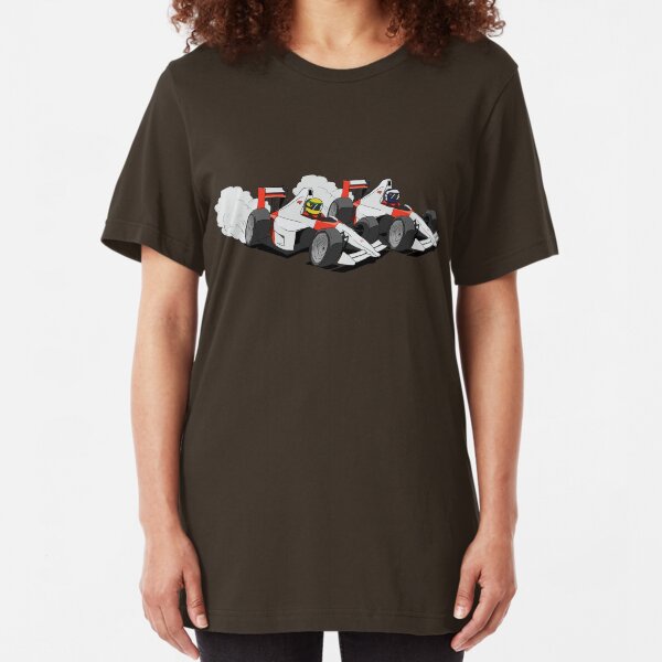 Senna vs Prost Slim Fit T-Shirt