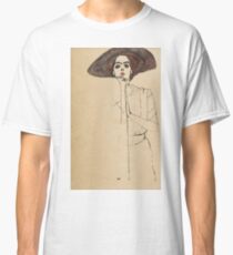 Egon Schiele - Porträt einer Frau Classic T-Shirt