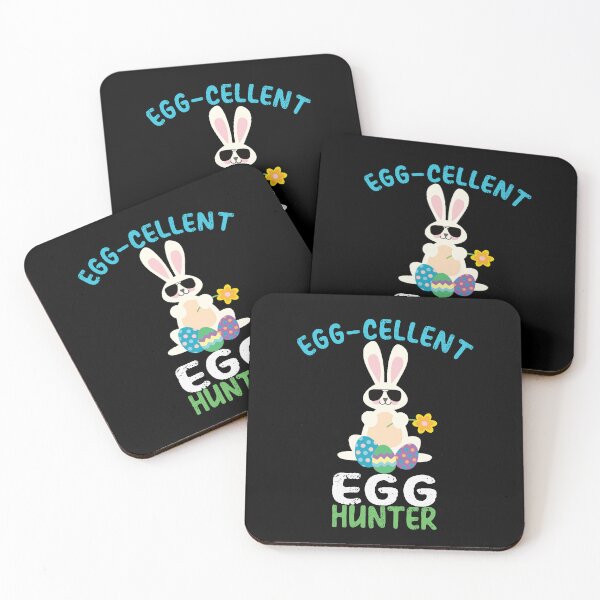 Item preview, Egg-cellent Egg Hunter Funny Easter Cute Egg Hunting designed and sold by SharpThreadZ.