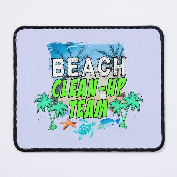 Item preview, BEACH DAY CLEAN UP TEAM PATTERN designed and sold by Imaginarium Studio.