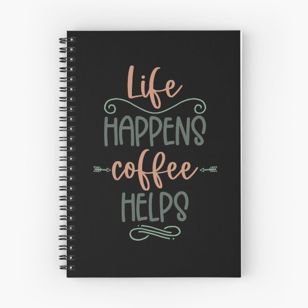 Item preview, Life Happens coffee helps, Cute Take It Away Coffee Designs designed and sold by delikedesign.