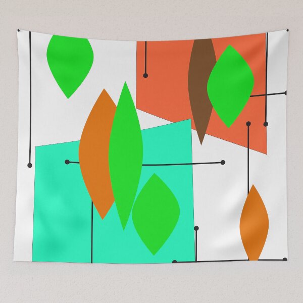 Item preview, Mid Century Modern Leaves designed and sold by LisWilliams.