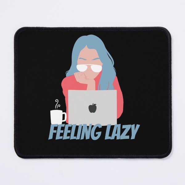 Item preview, Feeling lazy woman cartoon designed and sold by rmpk101.