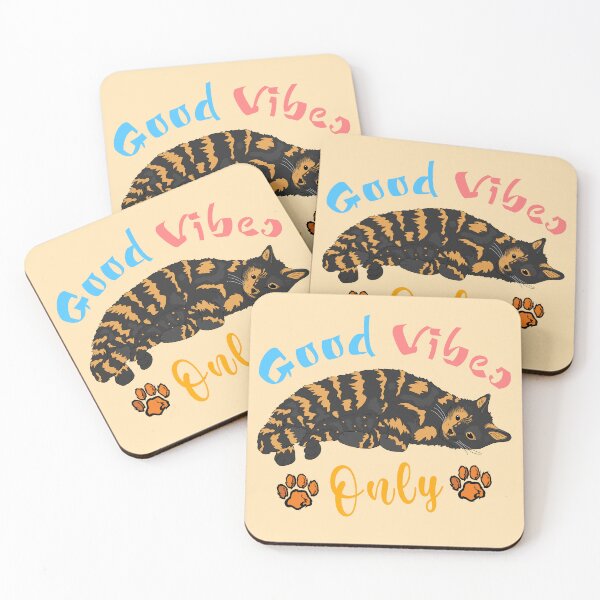 Item preview, Good Vibes Only With Cat's   designed and sold by TheBigShop1.