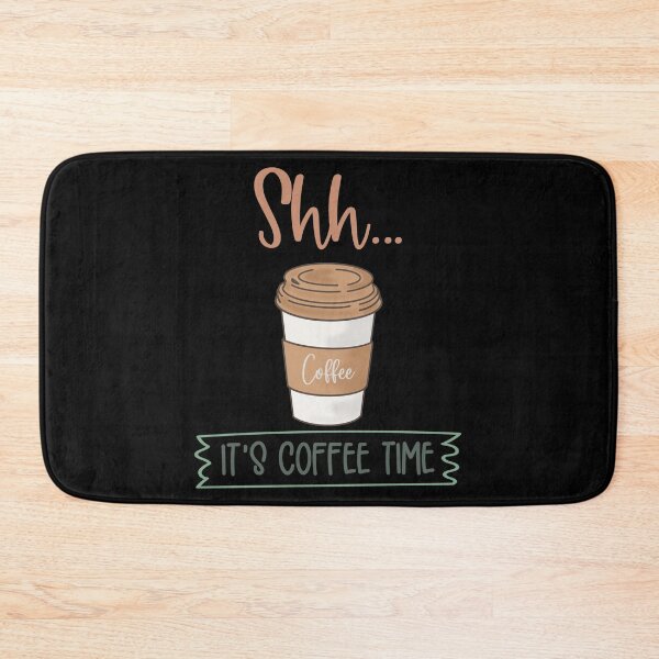 Item preview, Shh It's Coffee Time, Cute Take It Away Coffee Designs designed and sold by delikedesign.