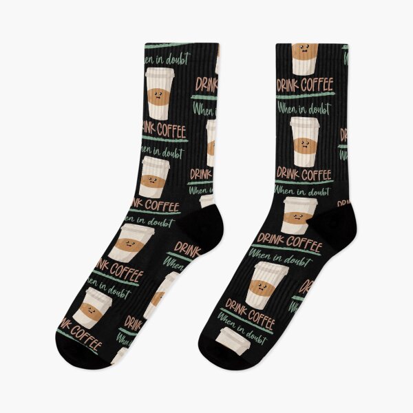 Item preview, When In Doubt Drink Coffee, Cute Take It Away Coffee Designs designed and sold by delikedesign.