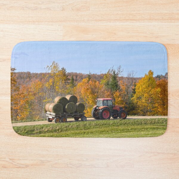 Item preview, Hay Hauling in Vermont in Autumn designed and sold by Catherine Sherman.