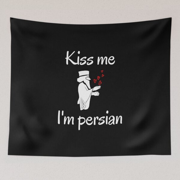 Item preview, Kiss me Im persian - Persian art designed and sold by Persian Pride Official.