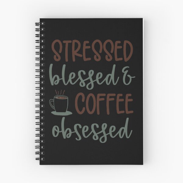 Item preview, Stressed Blessed And Coffee Obsessed, Cute Take It Away Coffee Designs designed and sold by delikedesign.