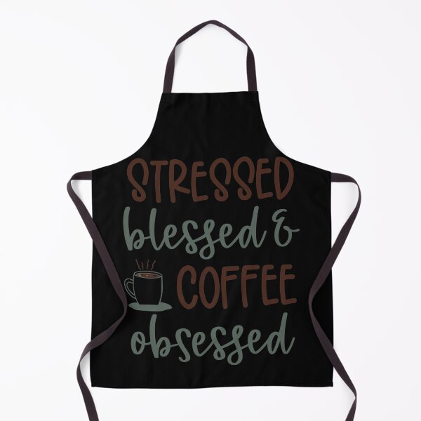 Item preview, Stressed Blessed And Coffee Obsessed, Cute Take It Away Coffee Designs designed and sold by delikedesign.