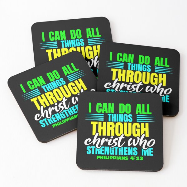 Item preview, I Can Do All Things Through Christ Philippians 4:13 Scripture Verse designed and sold by Janet Atkinson.