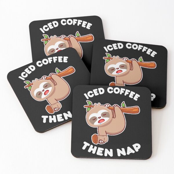 Item preview, Iced Coffee Then Nap, Cute Take It Away Coffee Designs designed and sold by delikedesign.
