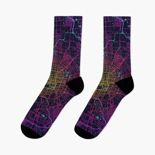 Item preview, Beijing City Map of China - Neon designed and sold by deMAP.