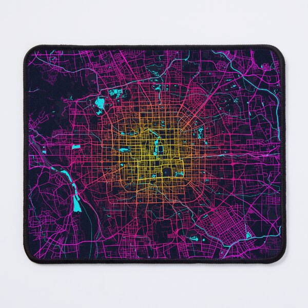Item preview, Beijing City Map of China - Neon designed and sold by deMAP.