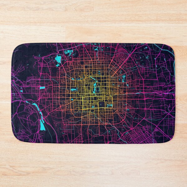 Item preview, Beijing City Map of China - Neon designed and sold by deMAP.