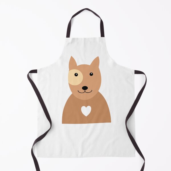 Item preview, Cute lovely Yellow Pitbull Terrier Dog Lab Dog Cartoon Illustration designed and sold by wenjunior.
