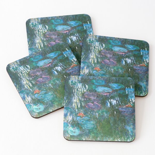 Item preview, Dark Green Water Lilies Claude Monet, French Impressionist Painter designed and sold by Jaydee001.
