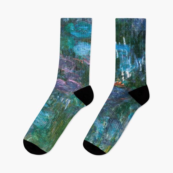 Item preview, Dark Green Water Lilies Claude Monet, French Impressionist Painter designed and sold by Jaydee001.