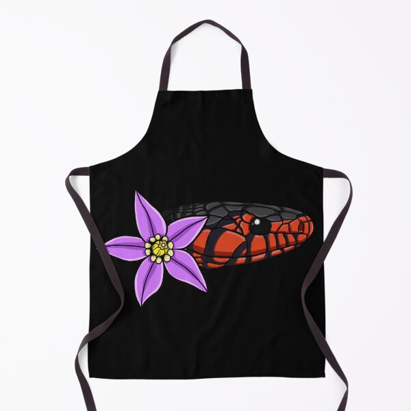 Item preview, Eastern Indigo Snake Bittersweet Nightshade Flower Print designed and sold by Creatures of Nightshade.