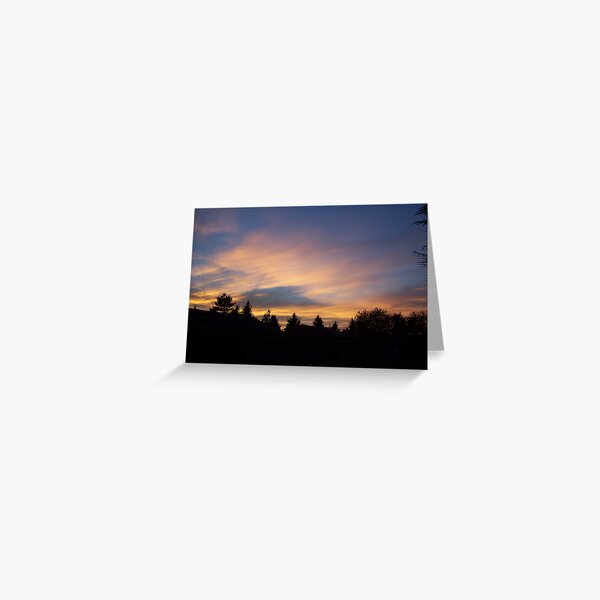 Red Sky at Night Greeting Card